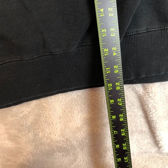 Champion Eco Mens Sweatshirt XL Authentic Black Crewneck - Picture 3 of 8